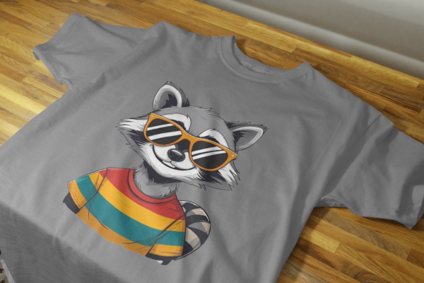 Raccoon Vibes T-shirt – Image 3