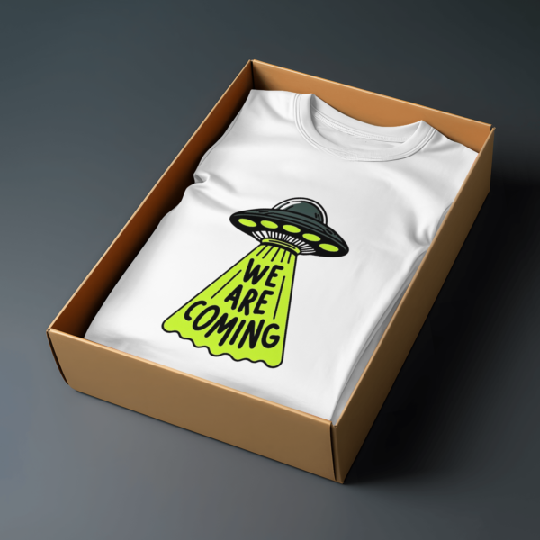 We Are Coming UFO T-shirt – Image 4
