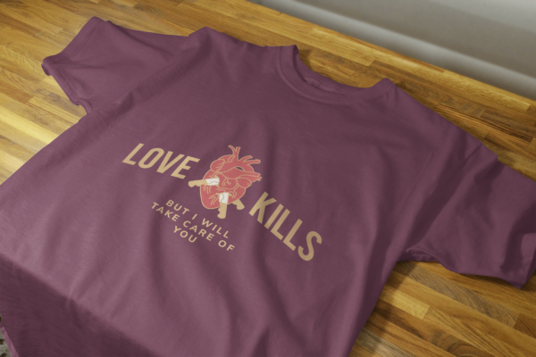 Love Kills T-shirt – Image 3