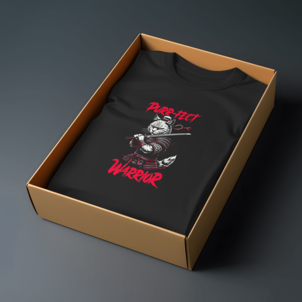 Purr-fect Warrior T-shirt – Image 4